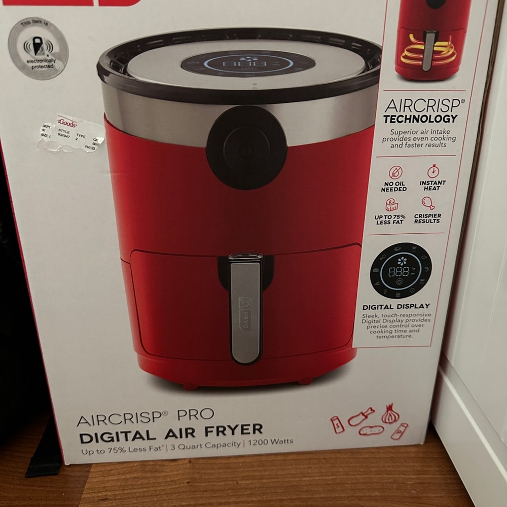 Red Digital Air Fryer